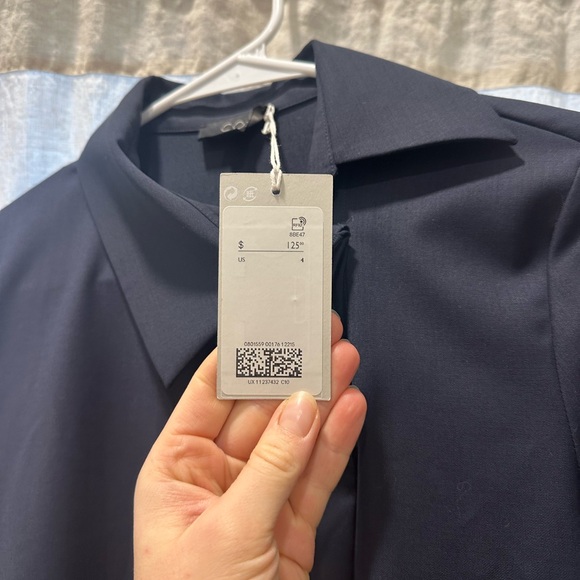 COS Navy Mini Dress - Picture 4 of 6